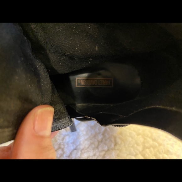 Harley Davidson WELL LOVED black riding boots 8.5 - Picture 11 of 12
